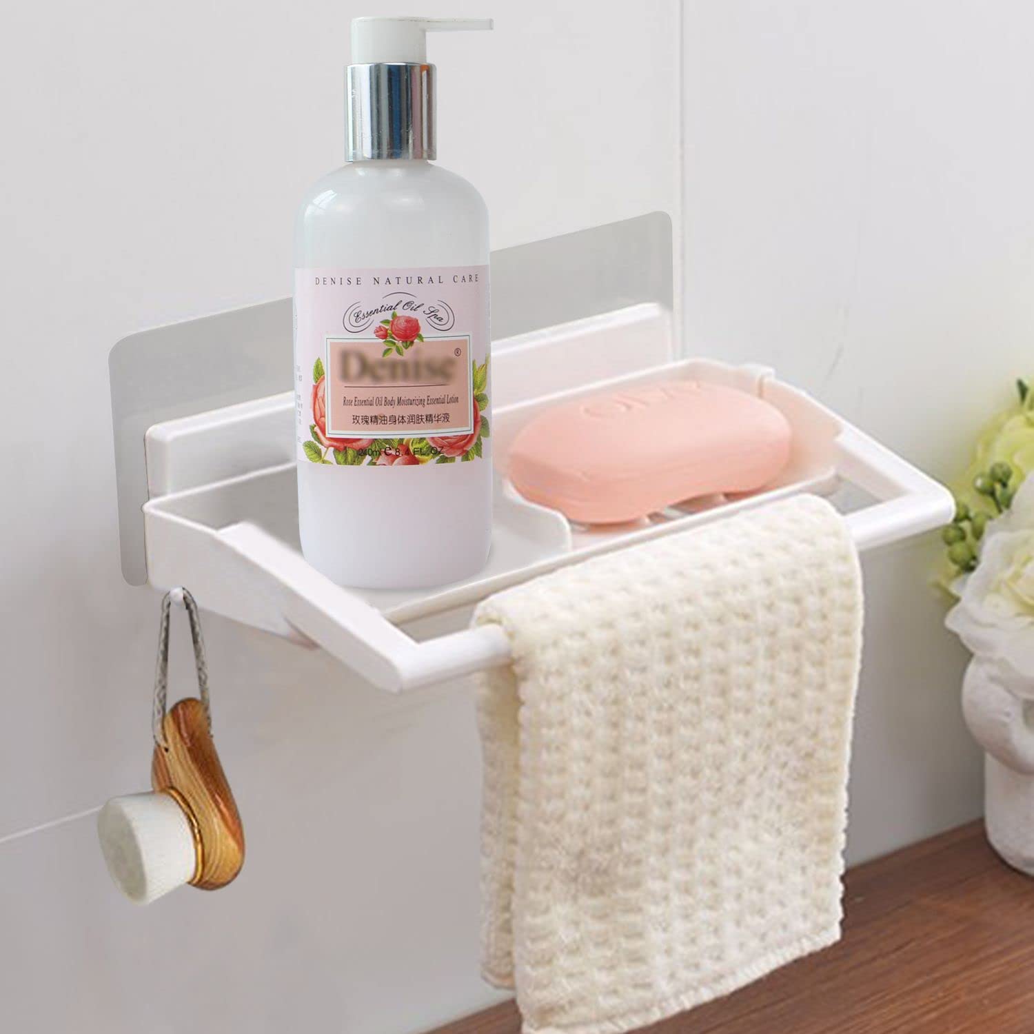 Soap Dish with Towel Rod Napkin Holder - sareeboxes.in