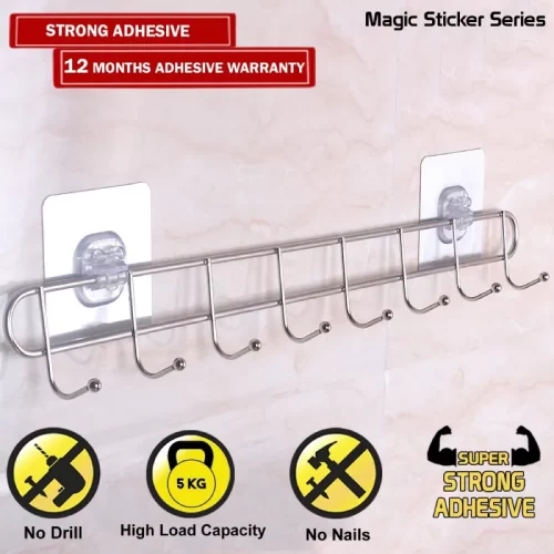 HOKiPO Magic Sticker Series Adhesive Hooks for Heavy Items